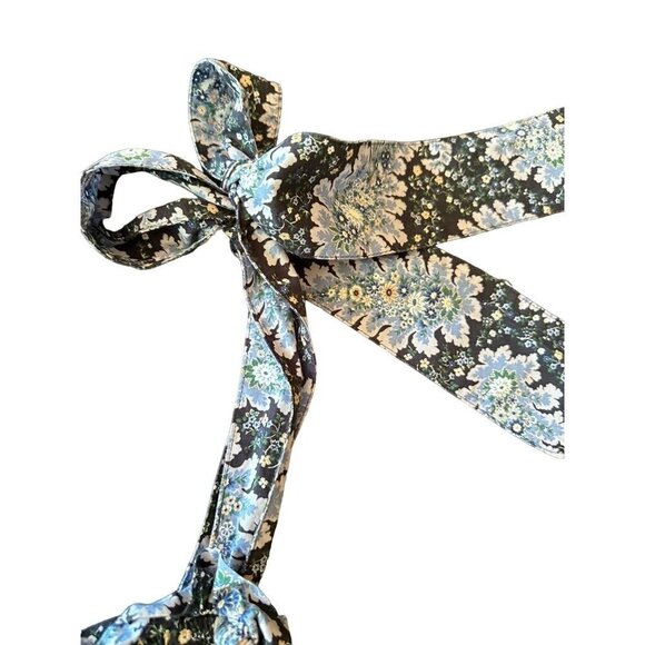 J.Crew Collection Floral Print Tie Strap Top Medium - Picture 5 of 5